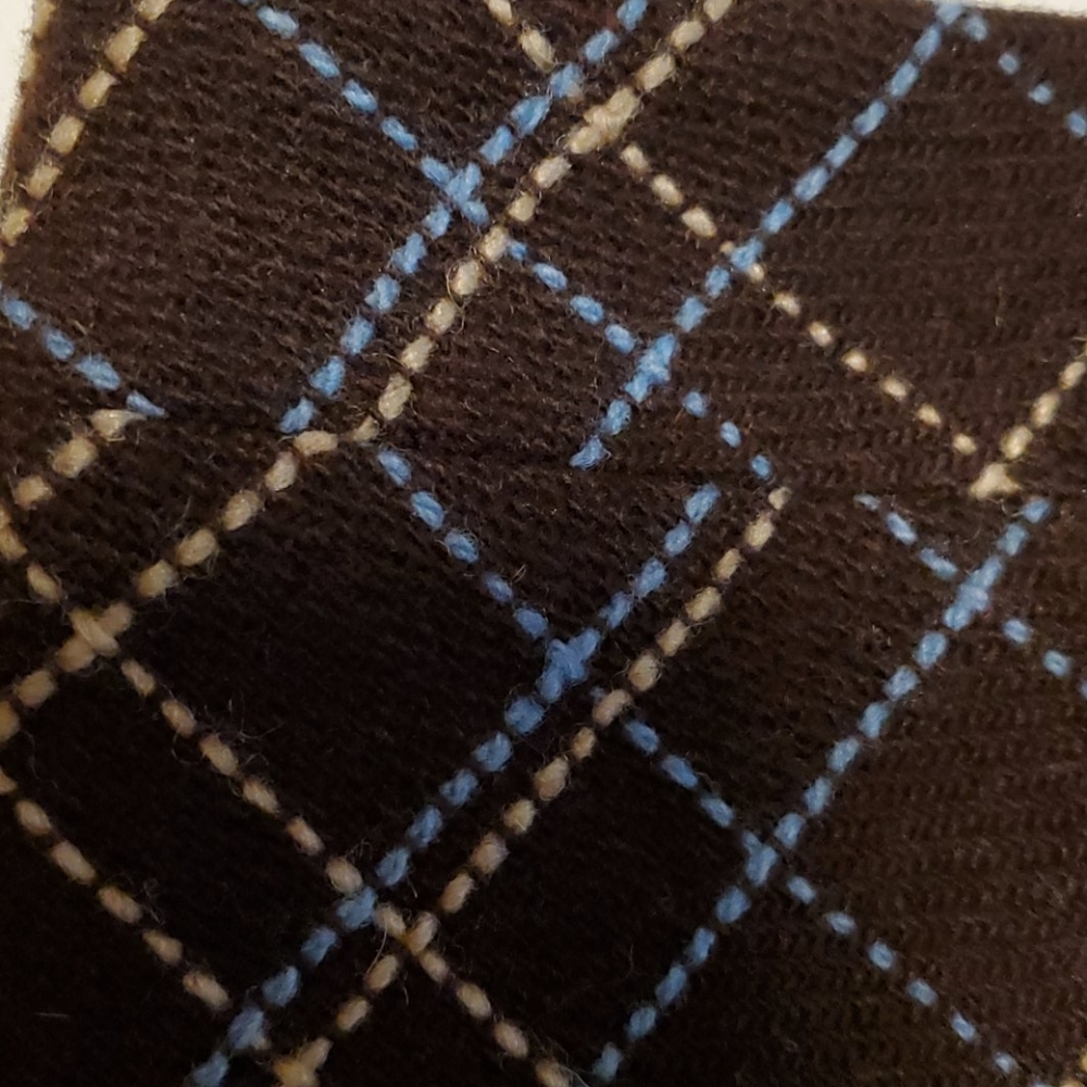 American Eagle Outfitters brown argyle skirt